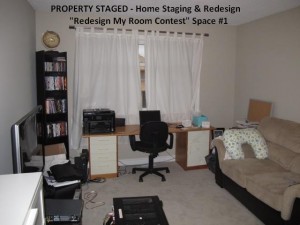 Property Staged Ottawa Redesign my room contest Space #1